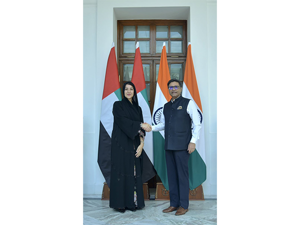 Foreign Secretary Vikram Misri meets UAE Minister of State Reem Al Hashimy in New Delhi (Photo: X/@MEAIndia)