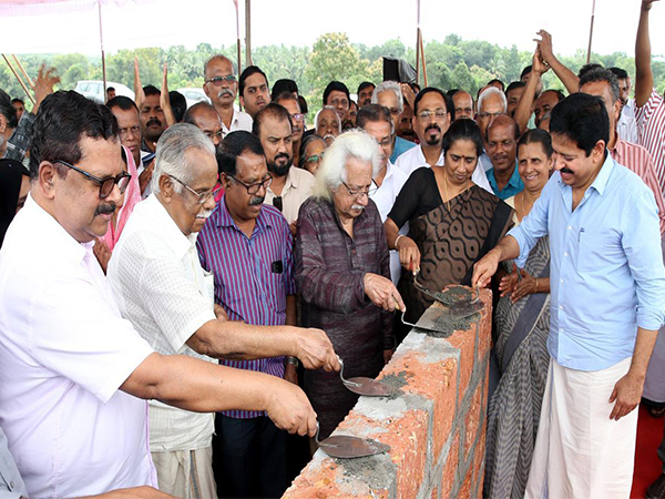 Construction of the International Institute for People with Disabilities in Kasaragod (Photo Source: Different Art Center Trivandrum) 