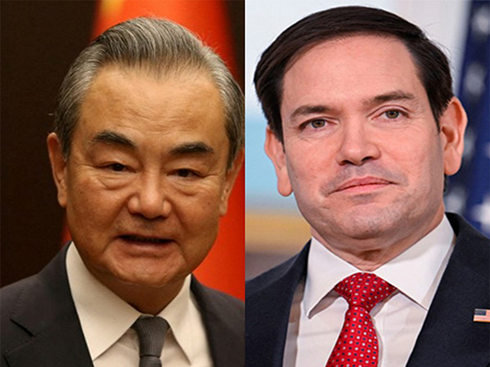 US Secretary of State Marco Rubio (Photo/ Reuters) and Chinese Foreign Minister Wang Yi (Photo/Reuters)