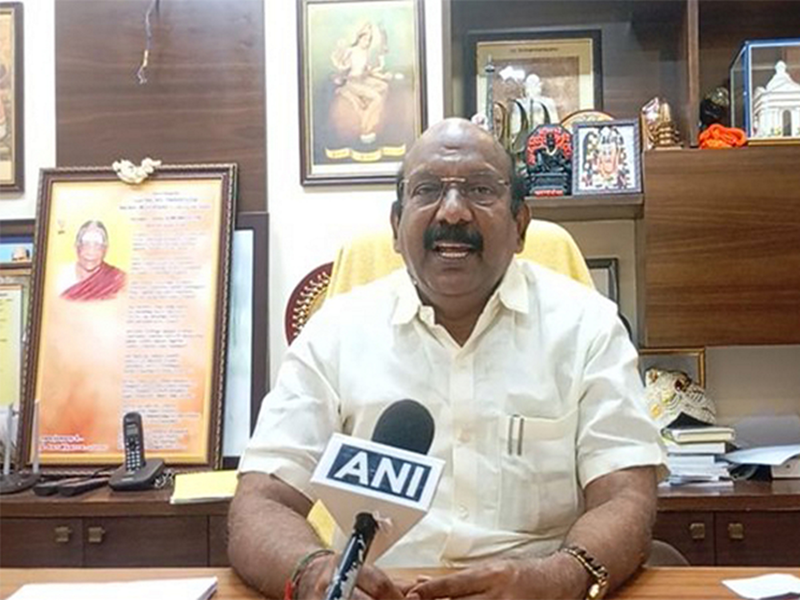 Puducherry BJP President V P Ramalingam (Photo/ANI)