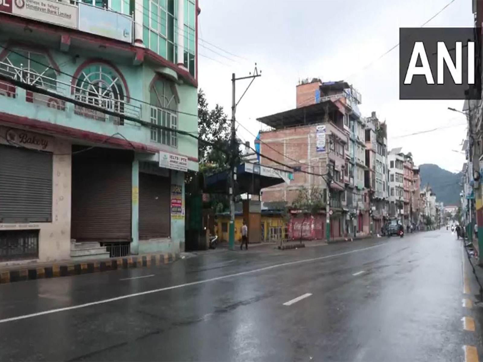 Visuals from Kathmandu city this morning amid curfew (Photo/ANI)