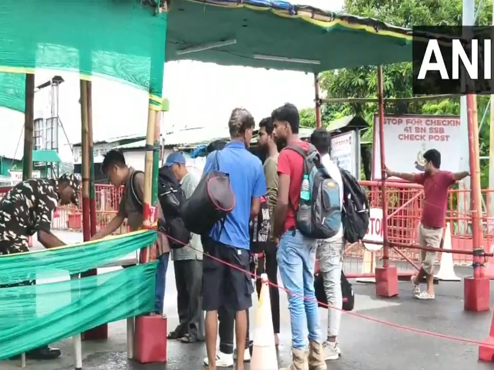 Visuals from India-Nepal border in Panitanki, Darjeeling (Photo/ANI) 