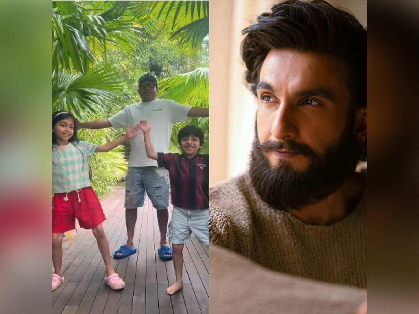 Ranveer Singh reacts to Soubin Shahir's dance (Image: Instagram)