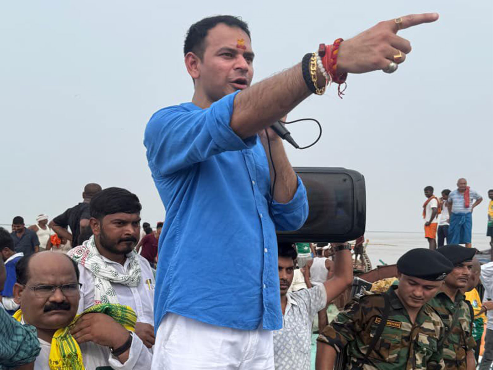 Former Bihar Environment Minister Tej Pratap Yadav (Photo/ANI)