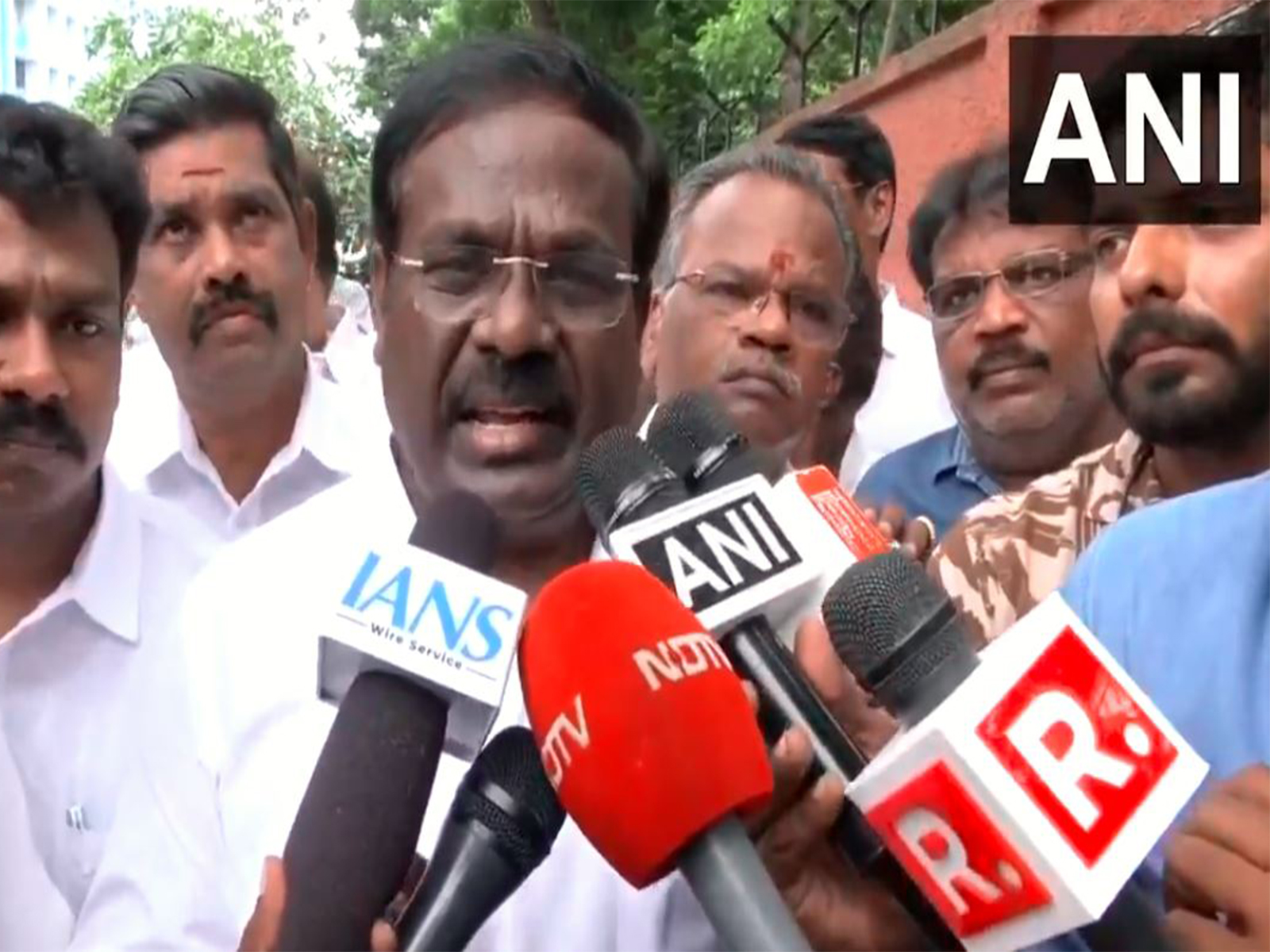 PMK leader K Balu (Photo/ANI)