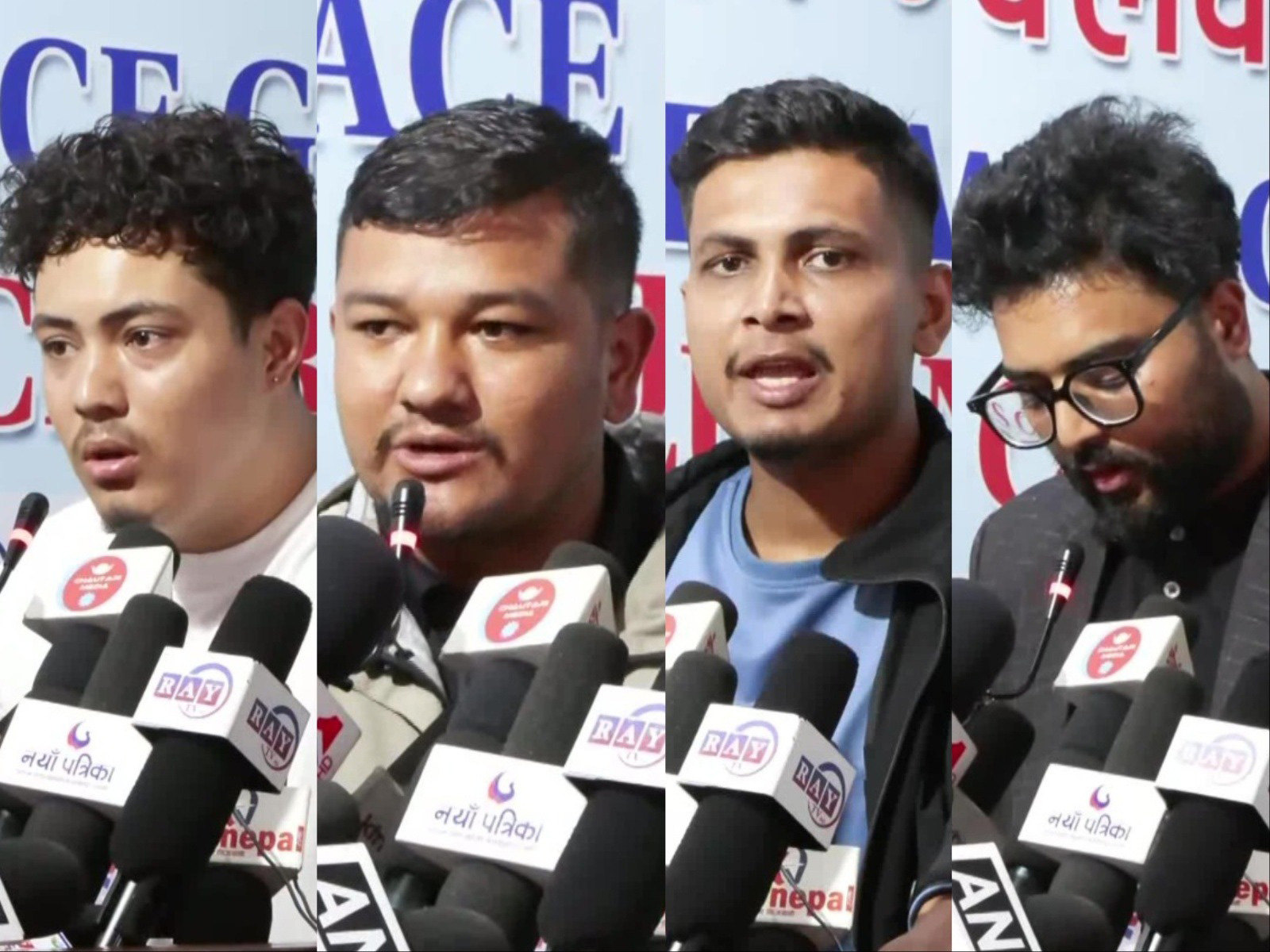 Gen-Z leaders at a press conference (Photo/ANI)