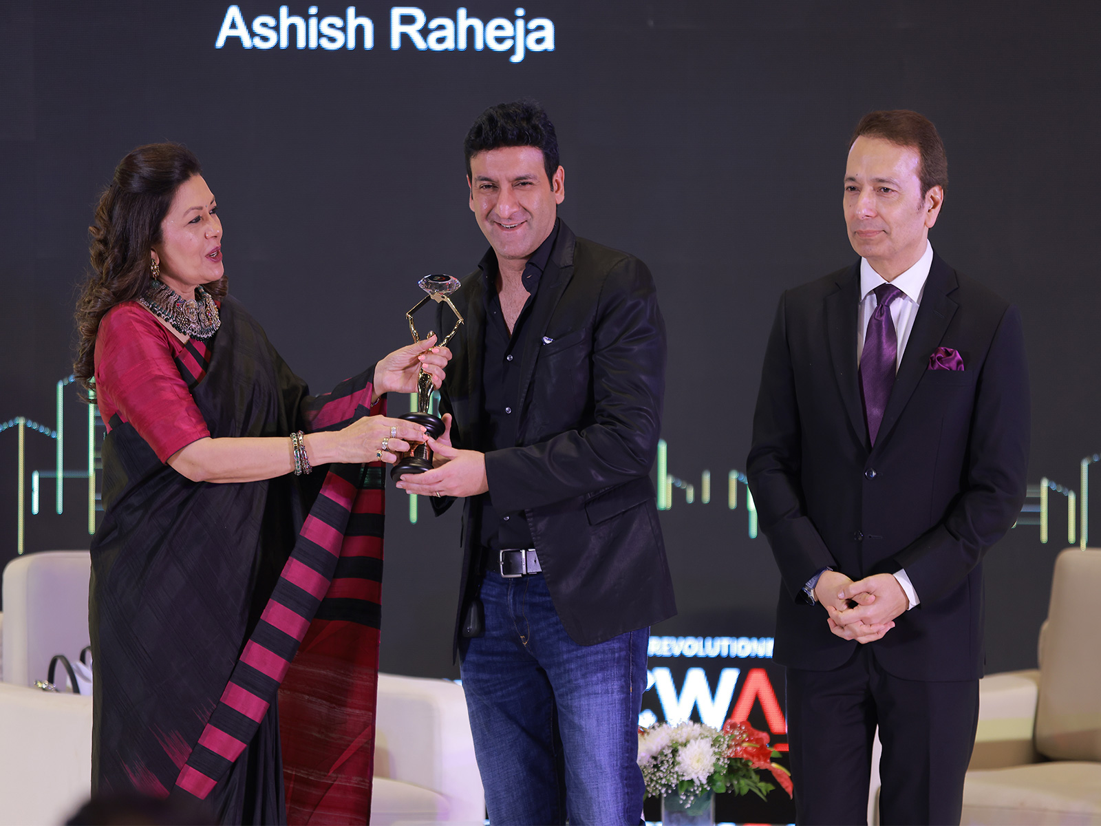 Ashish Raheja Collecting the Award at CWAB 2025
