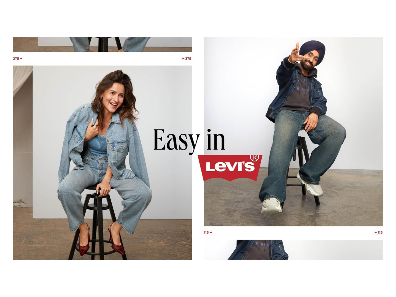 The Levi’s® Brand declares that Baggy is Back with a new campaign featuring Alia Bhatt and Diljit Dosanjh