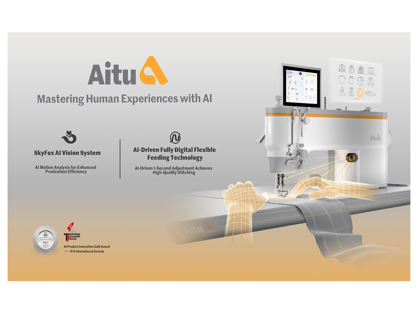 Aitu Secures AI Product Innovation Gold Award at 2025 IFA, Redefining the Future of Garment Industry