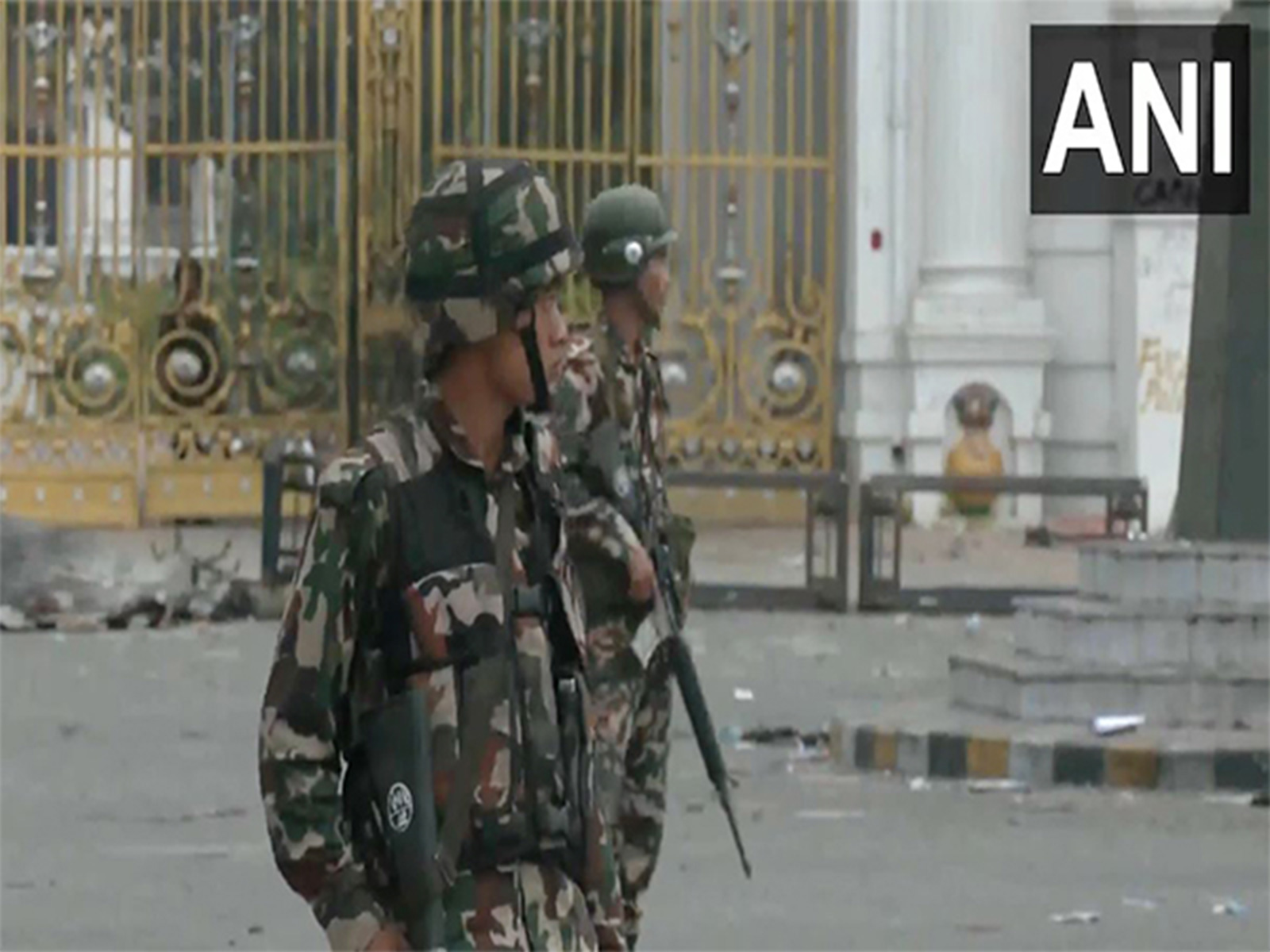 Nepalese Army in Kathmandu (Photo/ANI)