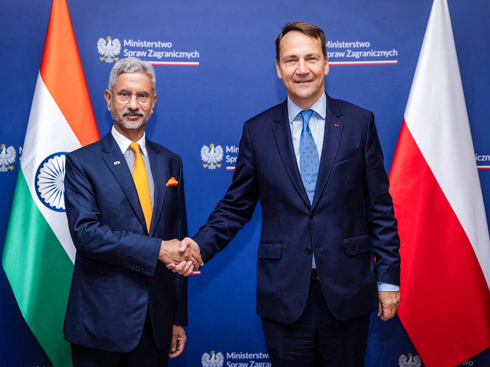 EAM S Jaishankar meets with Poland FM Radosław Sikorski  (File Photo/ANI)