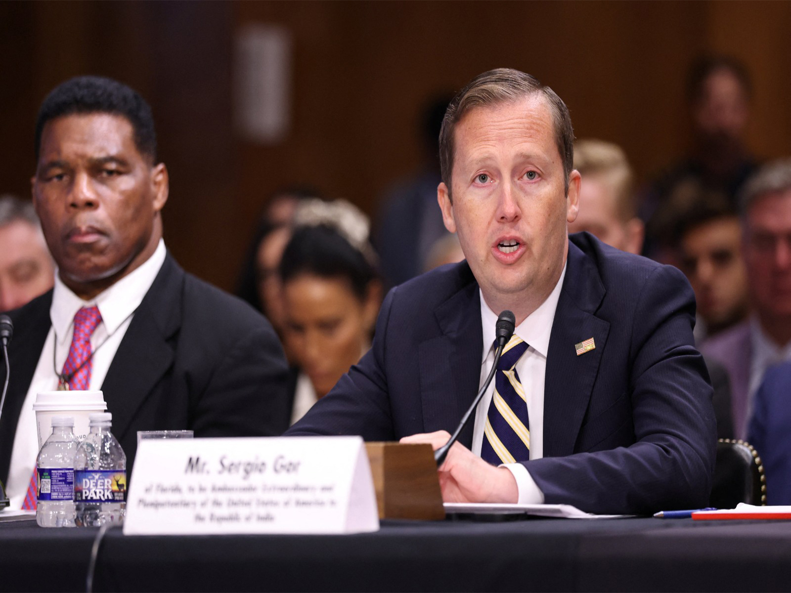 US President Donald Trump's nominee to be ambassador to the India,  Sergio Gor (Photo/Reuters)