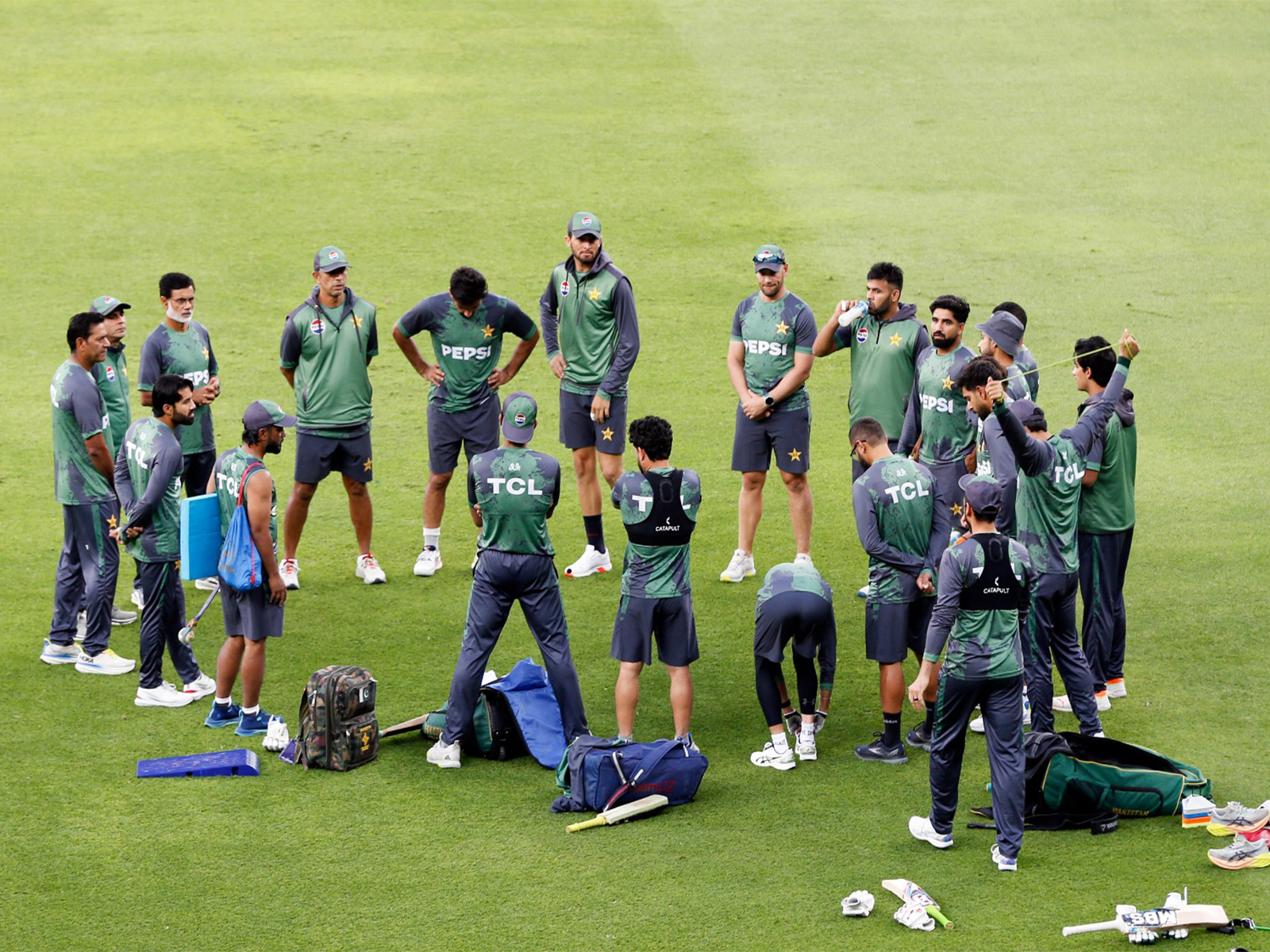 Pakistan team. (Photo: ANI)