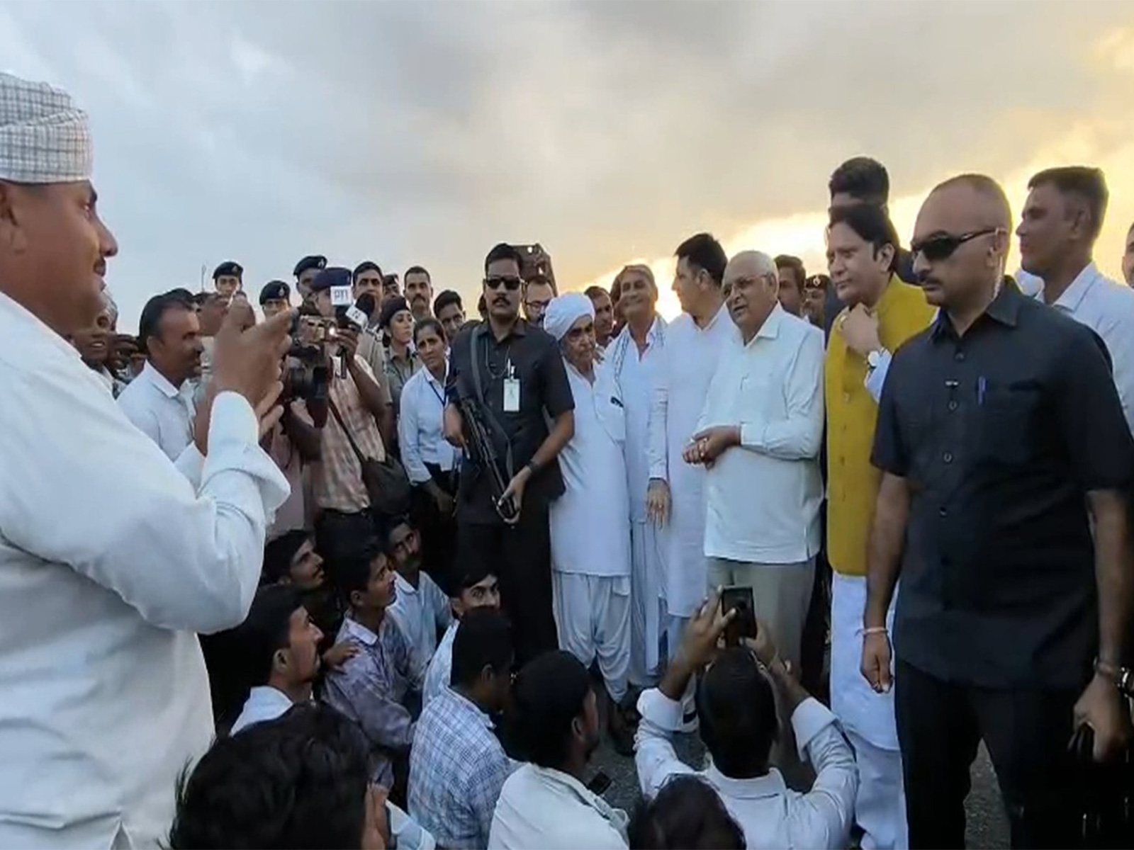 Gujarat CM Bhupendra Patel visits several rain-affected areas (File Photo/ANI)