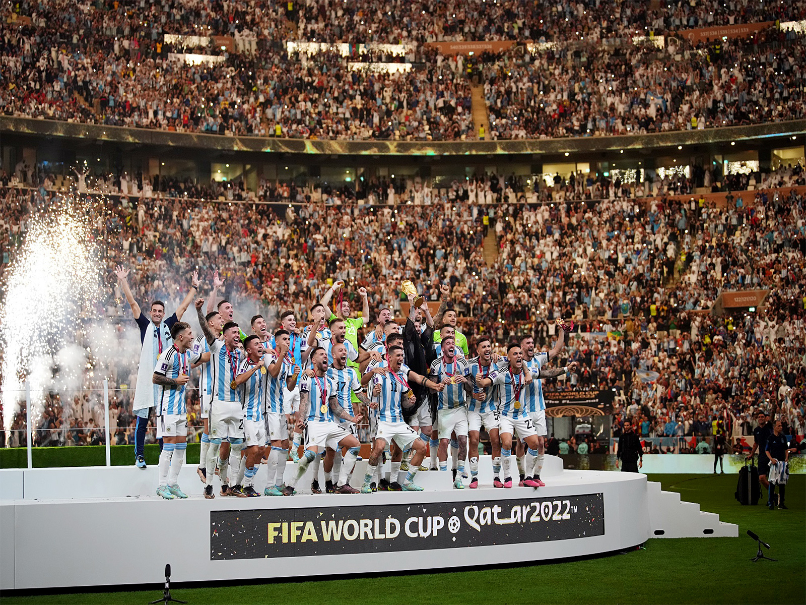 Current FIFA WC champions Argentina. (Photo: ANI)