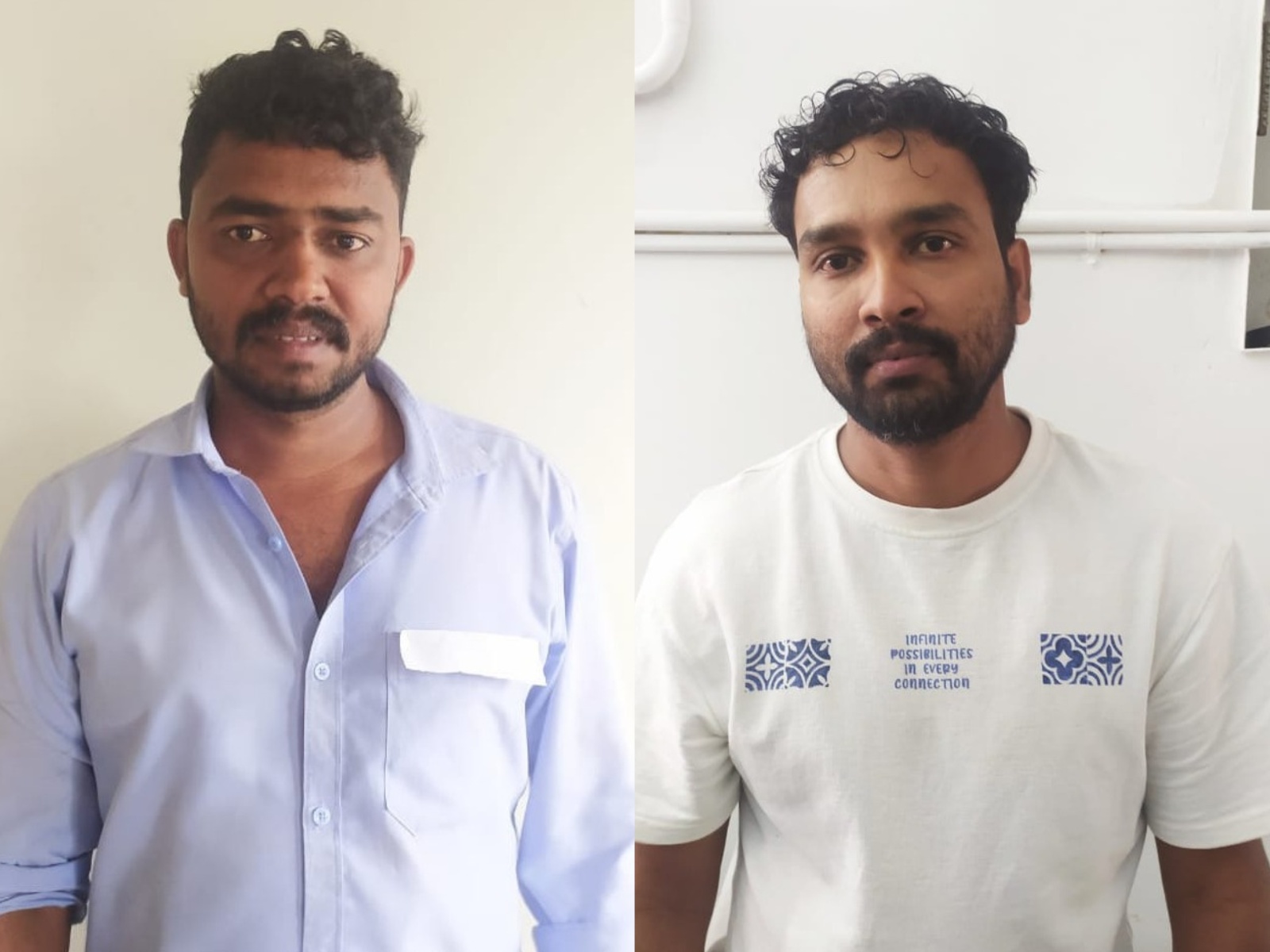 Image of the accused; From the left: Raheel P and Aneesh P (Photo/ANI)