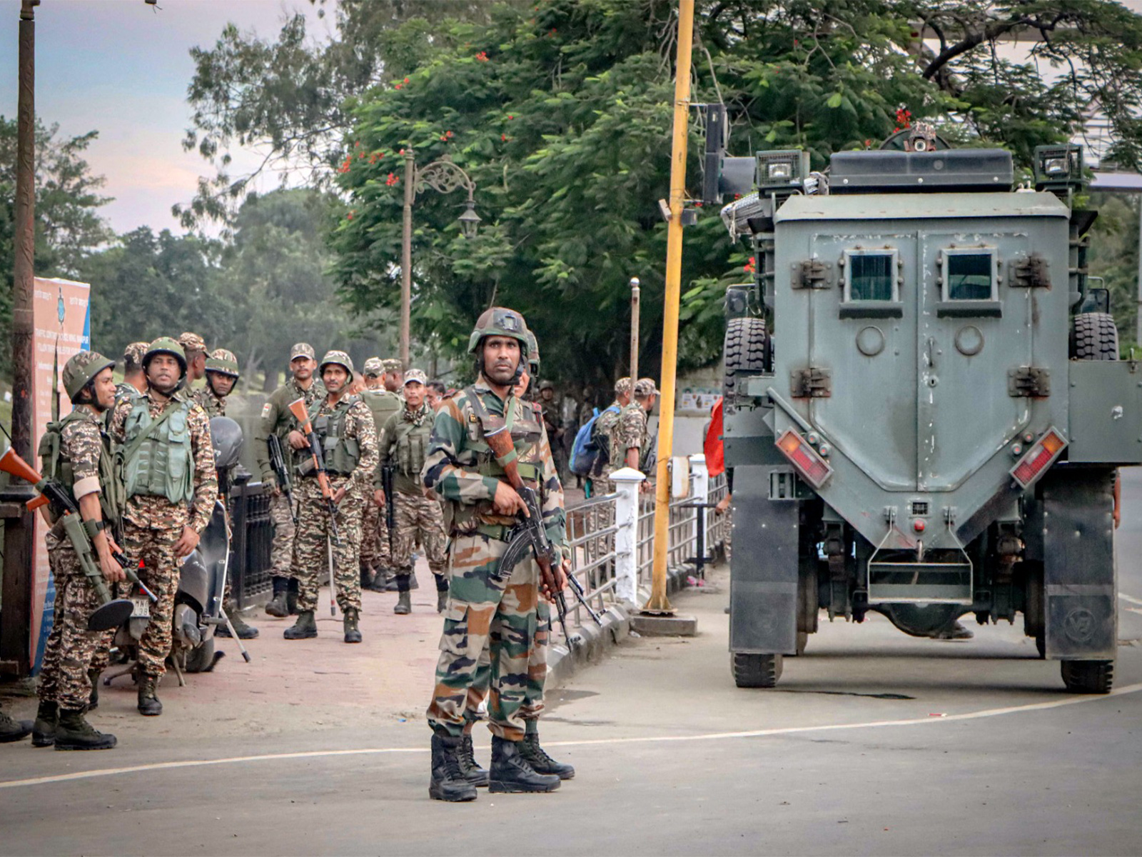 Security Forces in Manipur (File Photo/ANI)