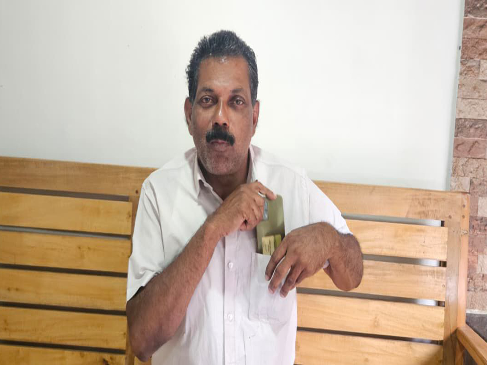 Congress leader Jose Nelledam (File Photo/ Courtesy: Wayanad District Congress Committee)