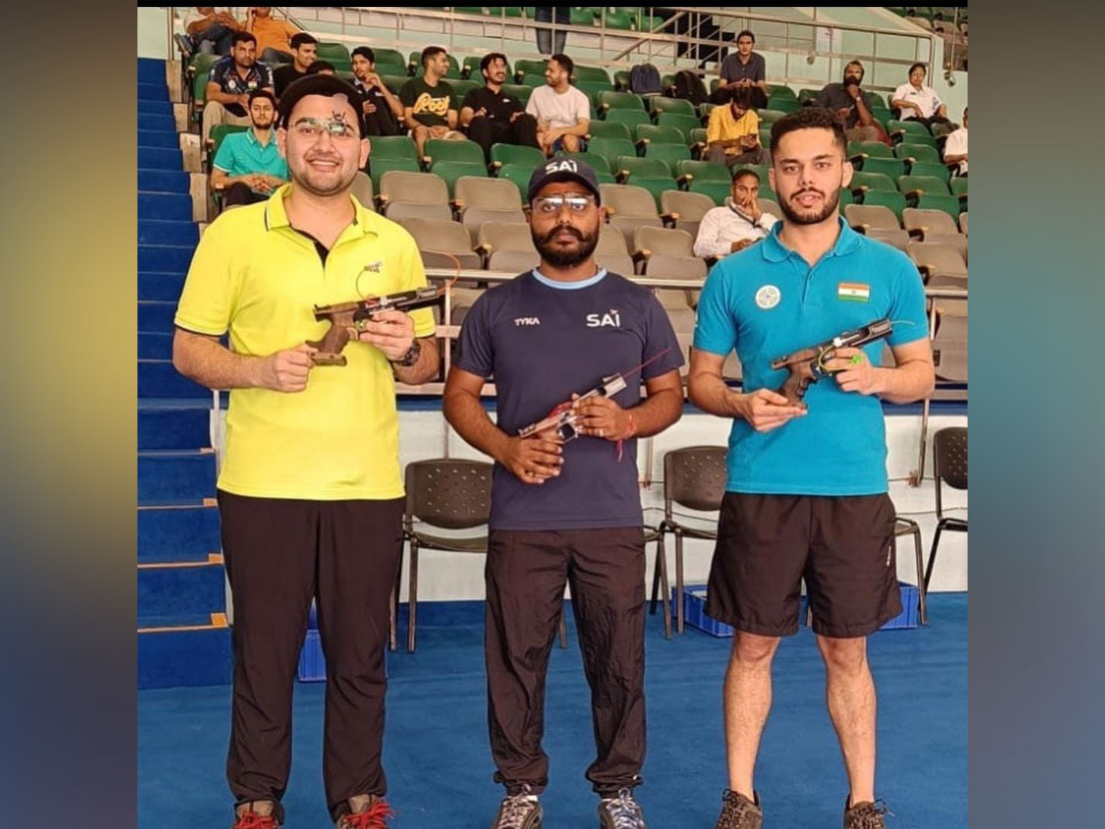Bhavesh Shekhawat (extreme left) (Photo: Courtesy NRAI)