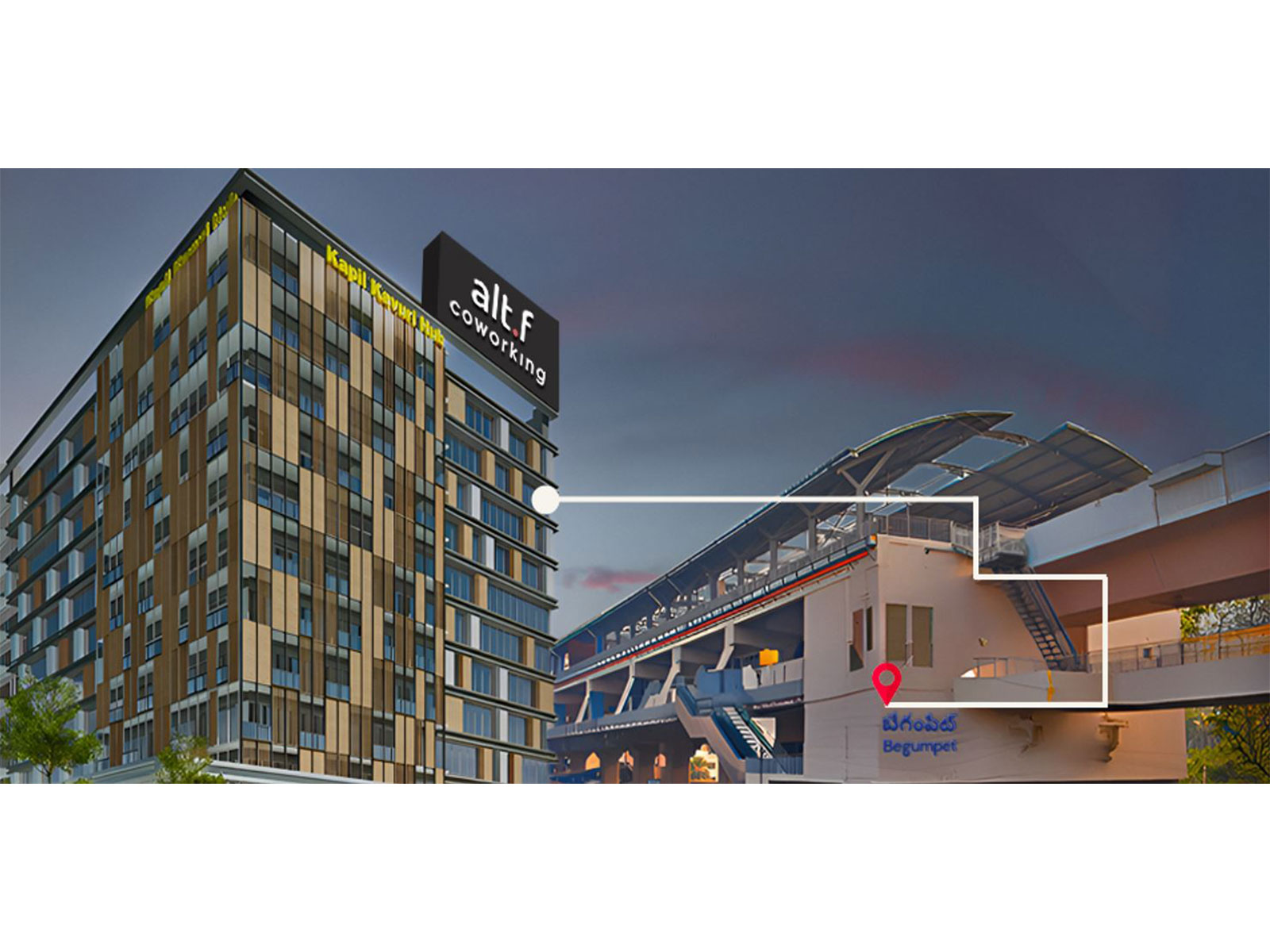 After Financial District success, alt.f coworking announces launch of its new Begumpet workspace