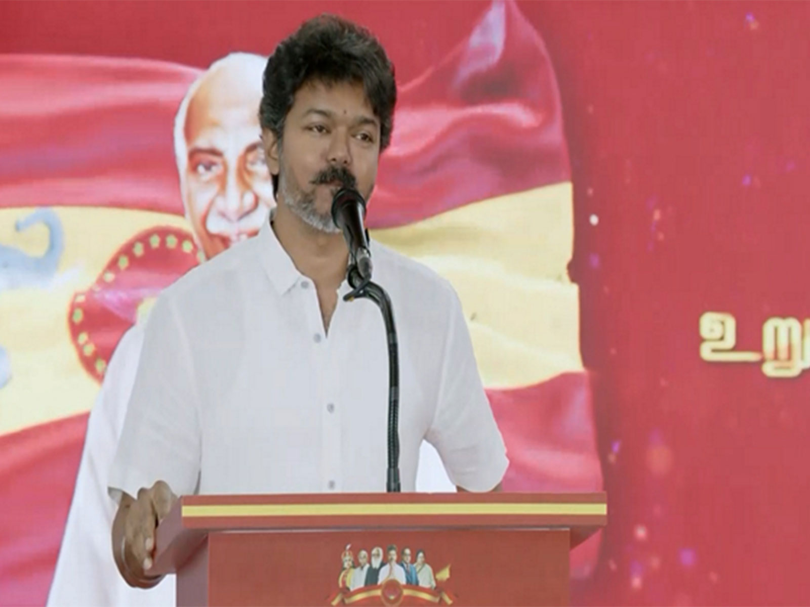 Tamilaga Vettri Kazhagam (TVK) president Vijay (File photo/ANI)