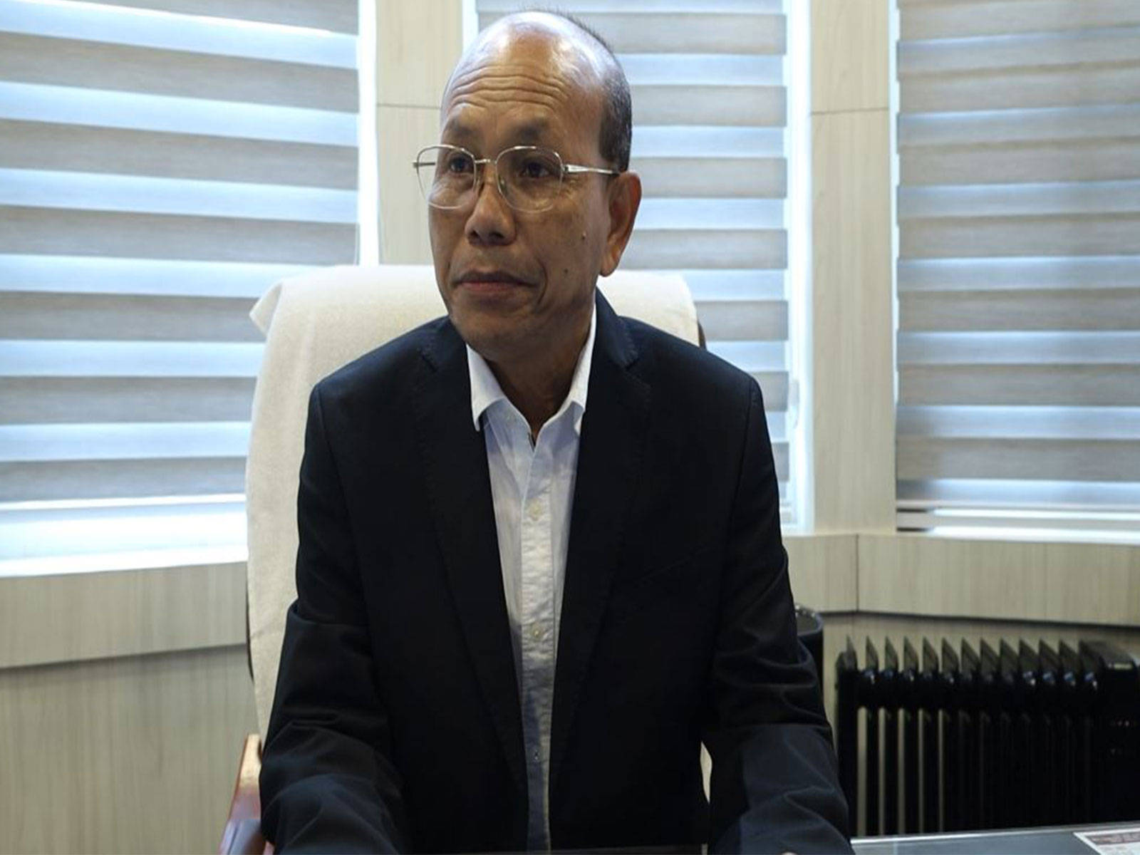 National People's Party leader Limison D Sangma (Photo/Meghalaya Assembly)