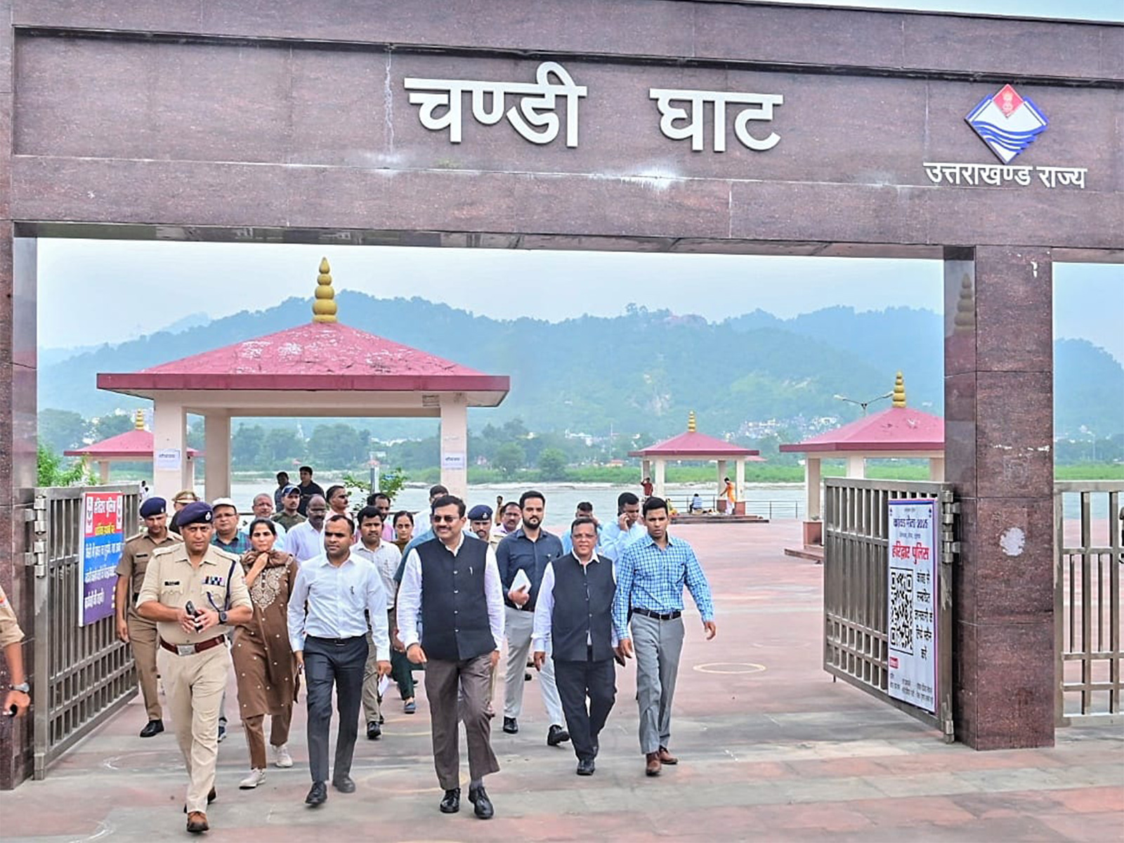 Chief Secretary Anand Bardhan inspects Kumbh Mela infrastructure projects in Haridwar (Photo/ANI) 