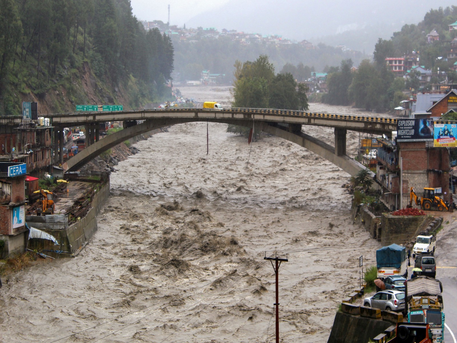  A view of the Swollen Beas river following heavy rains on September 2 (File Photo/ANI)