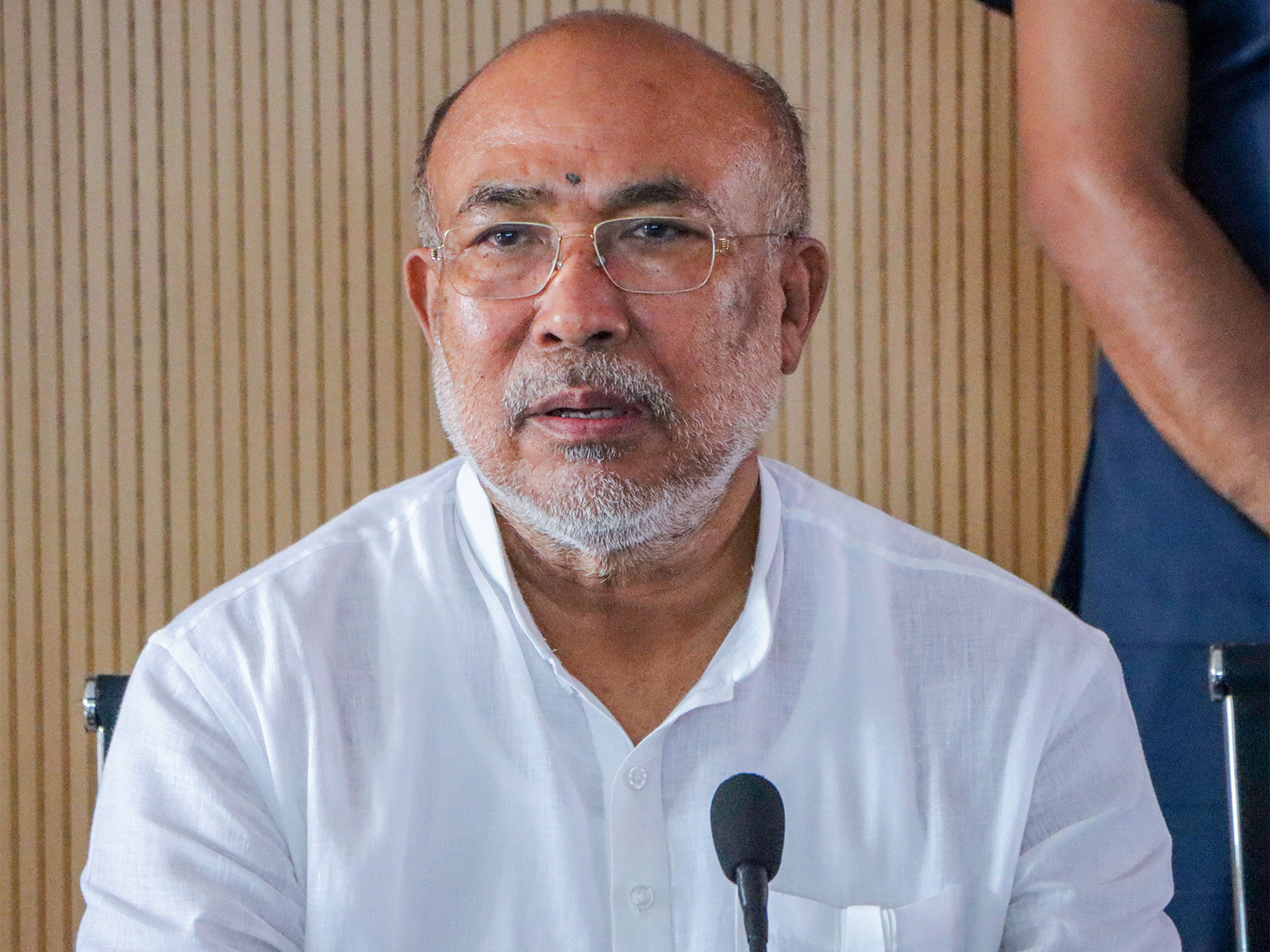 Former Manipur CM N Biren Singh (Photo/ANI)