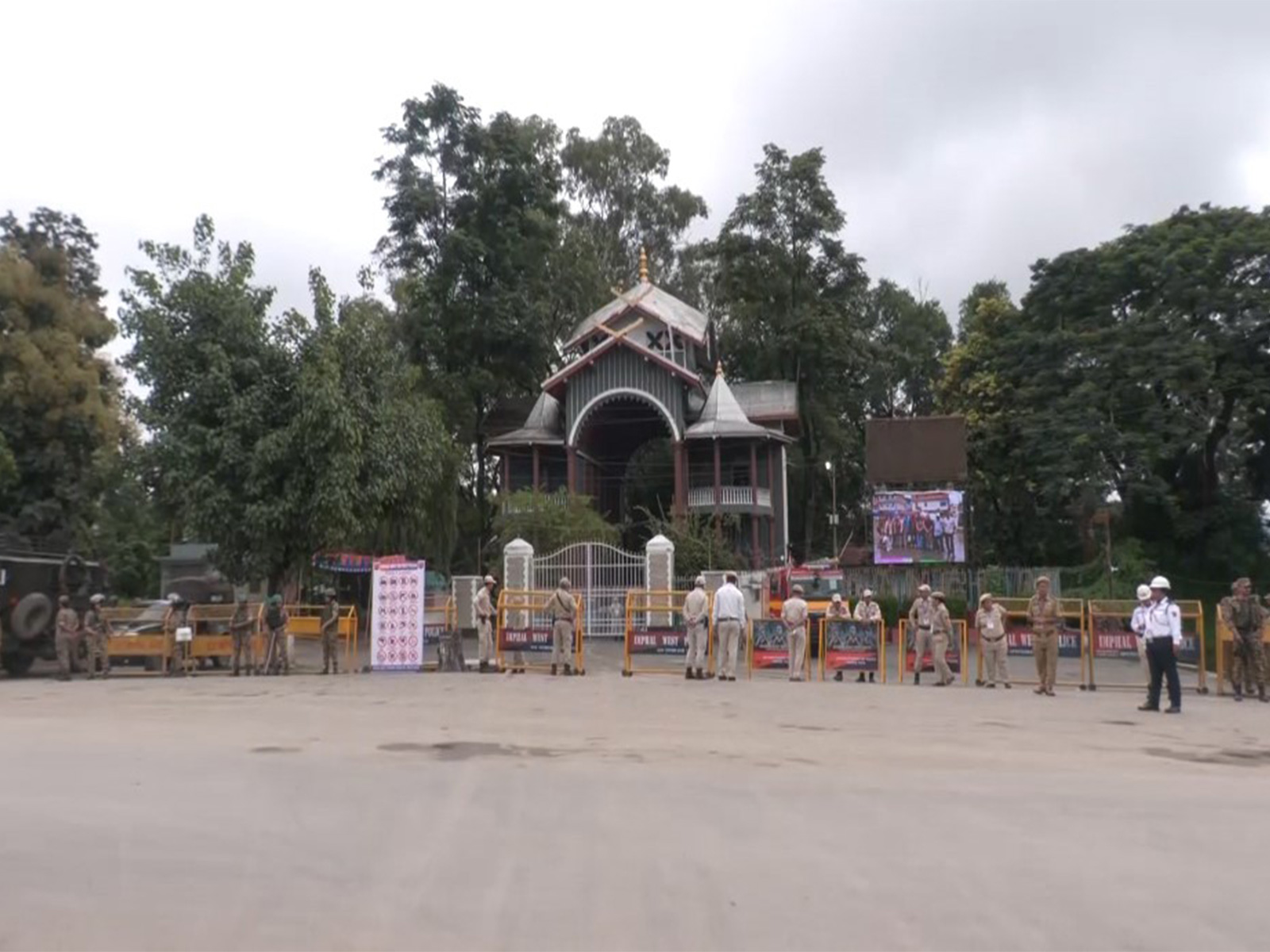 Visuals from Manipur, Imphal (Photo/ANI)