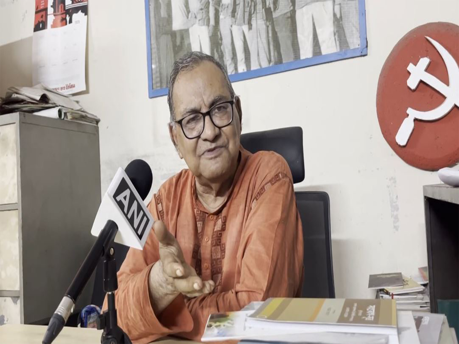 Bangladesh’s veteran communist leader Mujahidul Islam Selim (Photo/ANI)