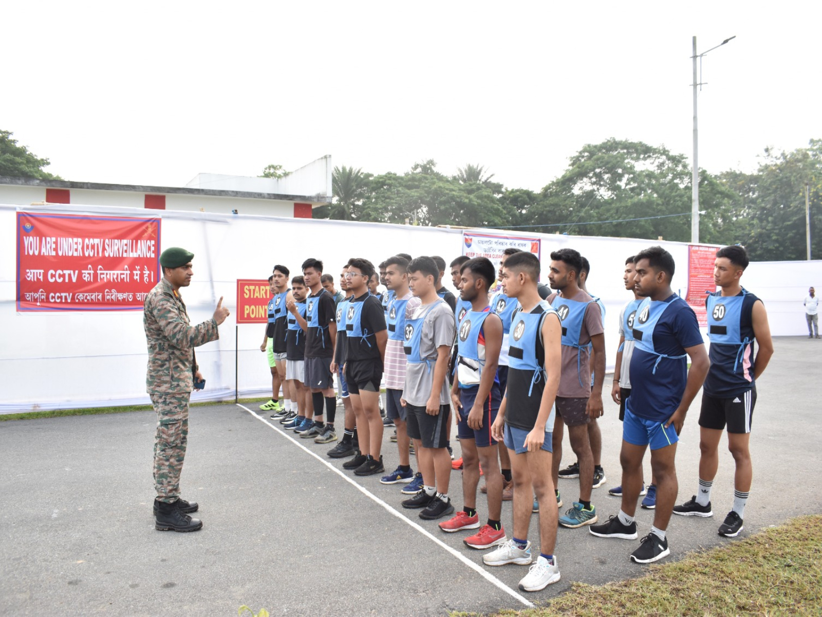 Indian Army conducts successful recruitment rally for northeast youth at Narangi Cantonment (Photo/ANI)