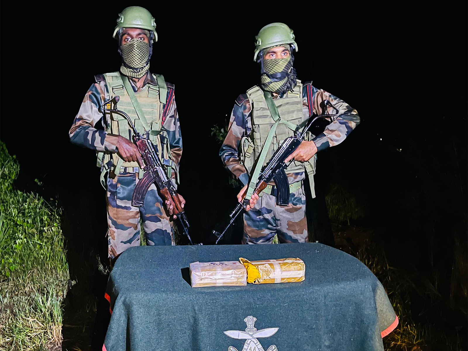Assam Rifles seized methamphetamine tablets worth over Rs 7.11 Cr (Photo/X/@official_dgar)