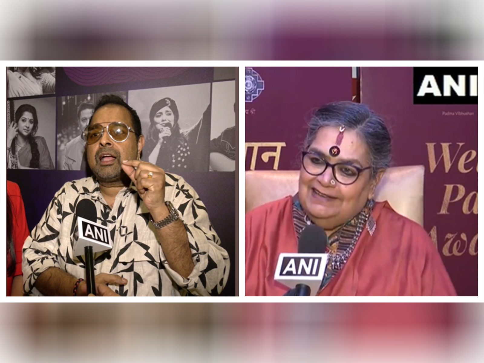 Singers Shankar Mahadevan, Usha Uthup (Image source: ANI)