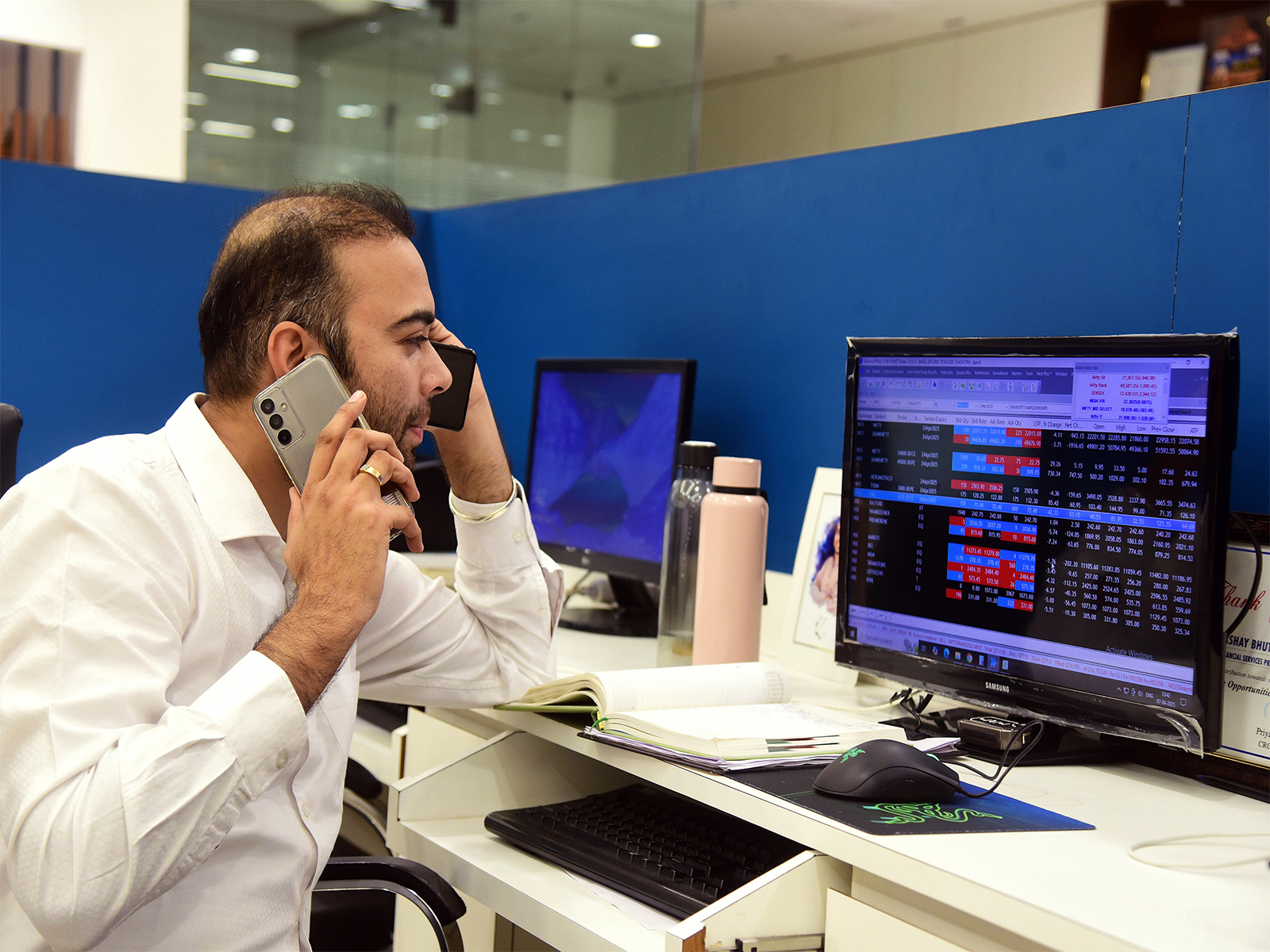 Financial Market Participant (Photo/ANI)