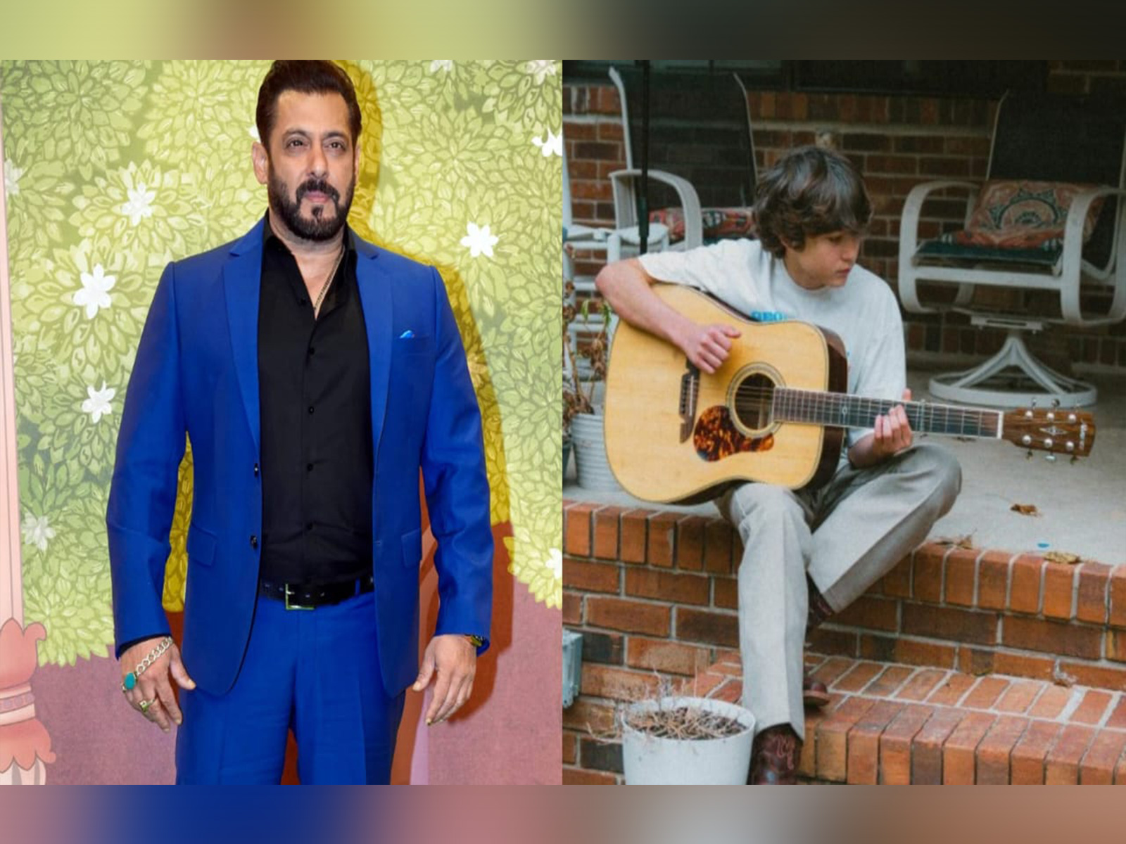 Salman Khan (L) (Photo/ANI), Singer Jonas Conner (R) (Photo/X/@BeingSalmanKhan)