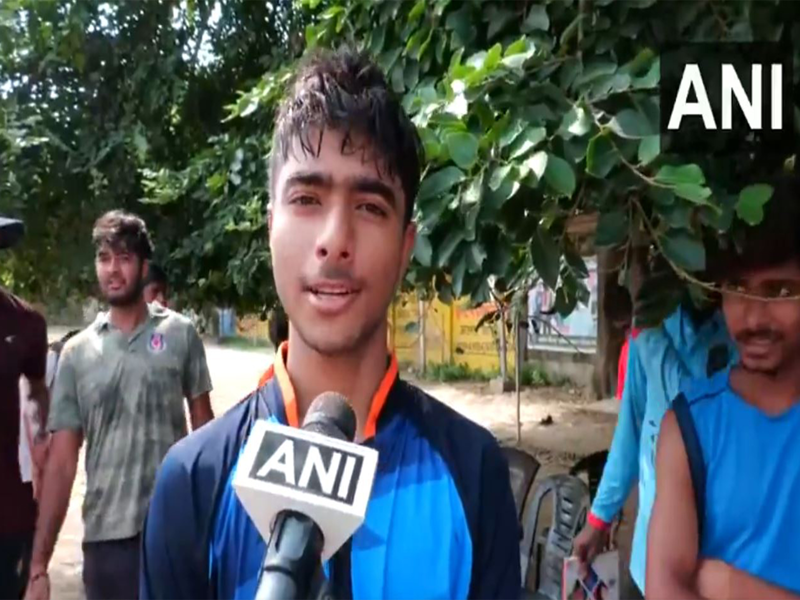 Harsh Pathak, a young cricketer from UP's Kanpur. (Photo/ANI)