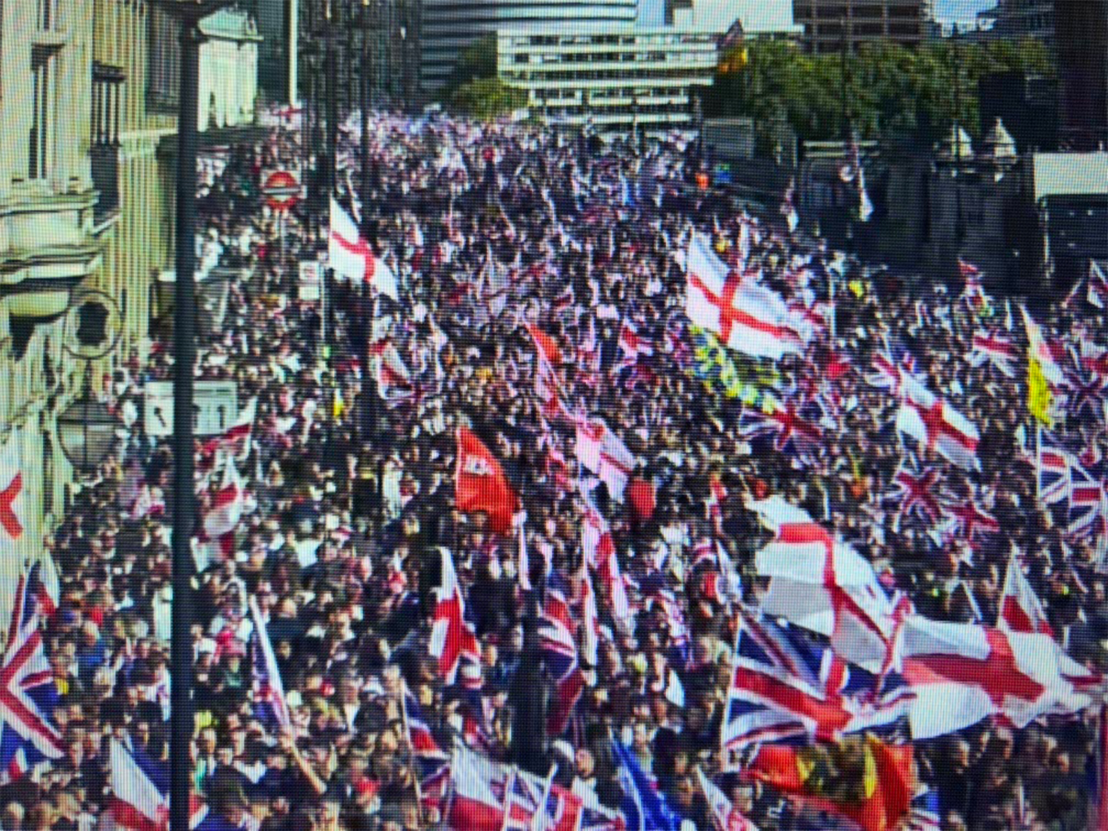 Rallies in Central London (Photo/X@metpoliceuk)