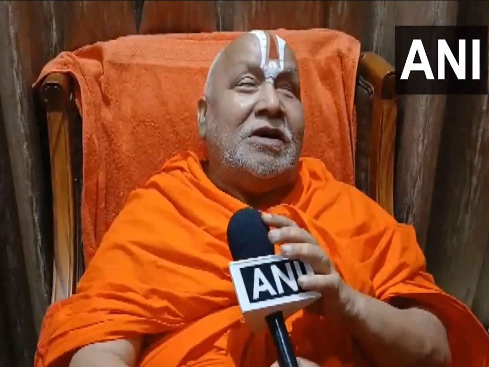 Spiritual leader Jagadguru Rambhadracharya (Photo/ANI)