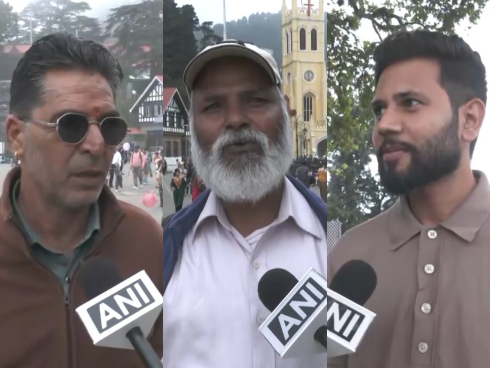 People in Shimla on India-Pakistan cricket match (Photo/ANI)