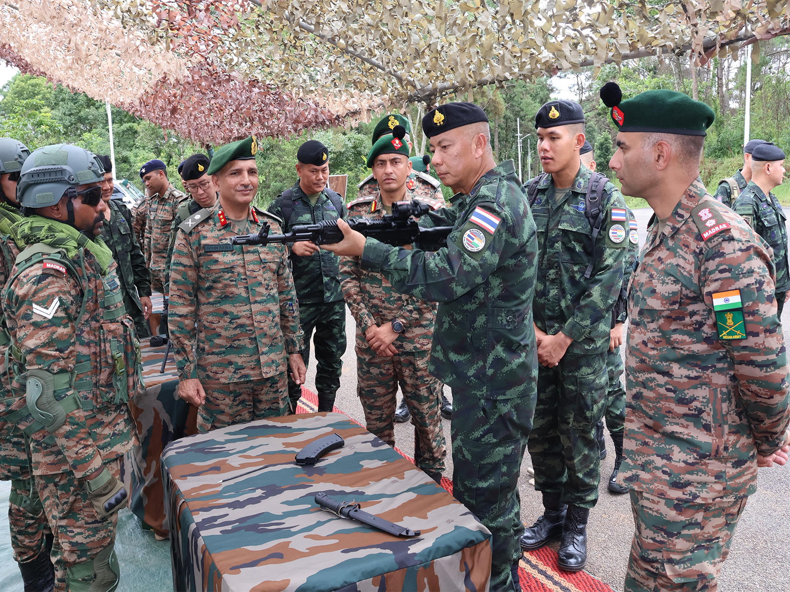 Joint military exercise between Indian and Royal Thai Army (Defence PRO GUWAHATI)