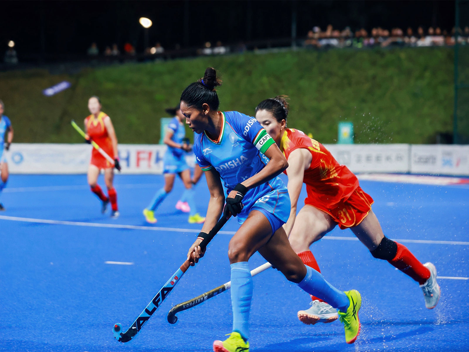 India women's hockey team in action against China during Asia Cup 2025 (Image: HI)
