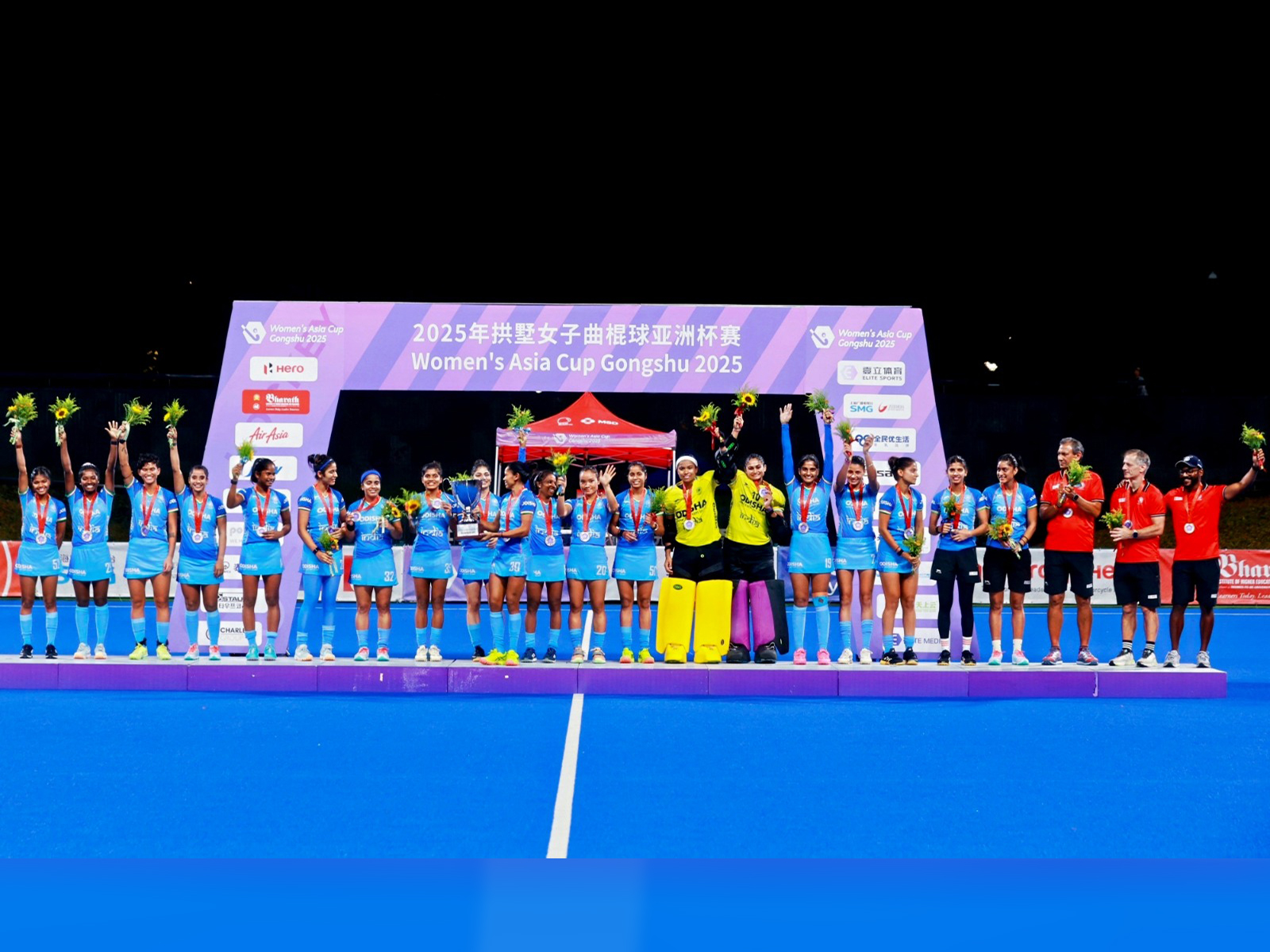 India wins silver medal at the Women’s Asia Cup Gongshu 2025 (Photo/X@narendramodi)