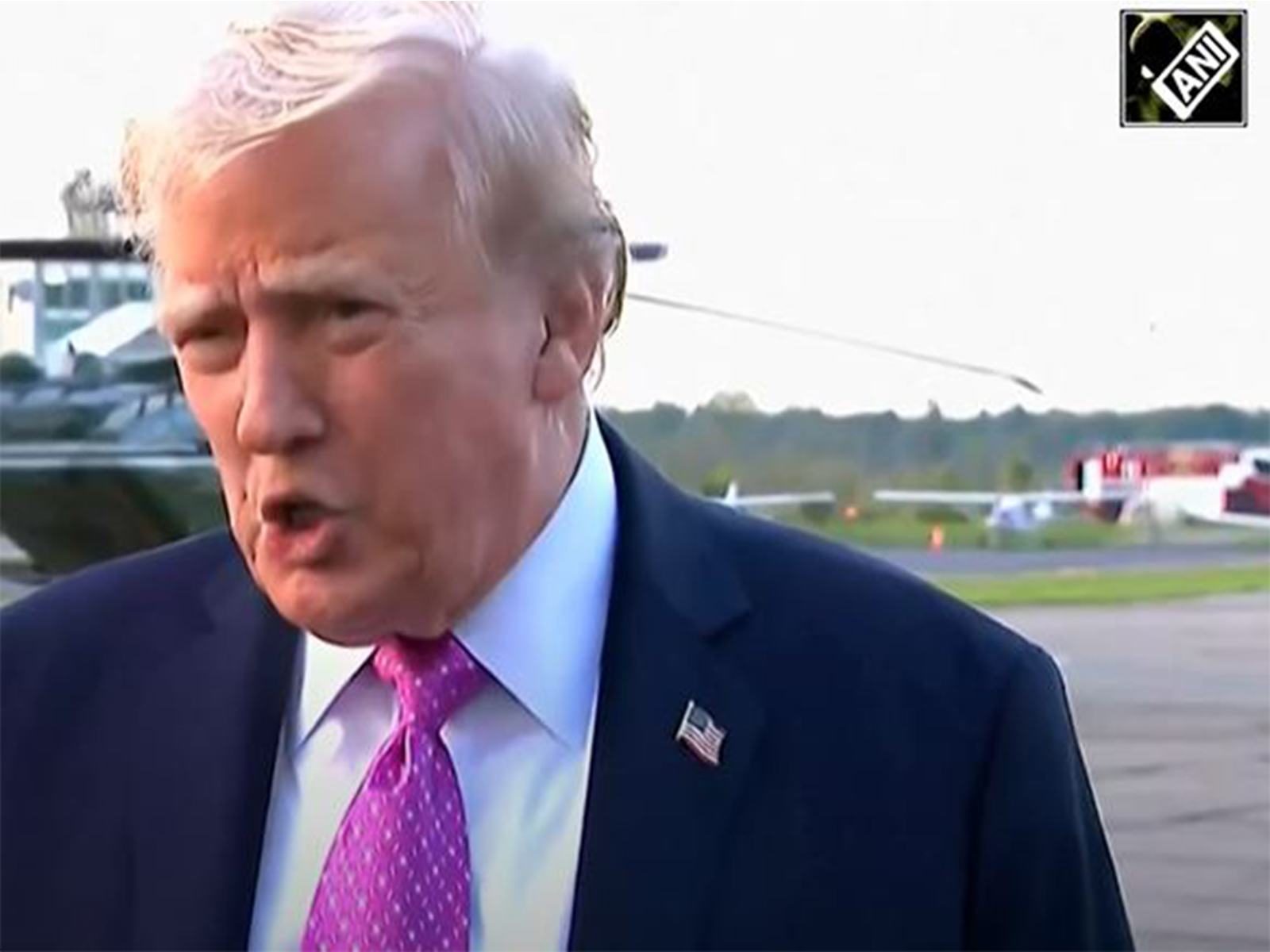 US President Donald Trump (Photo/ ANI US network source pool via Reuters)