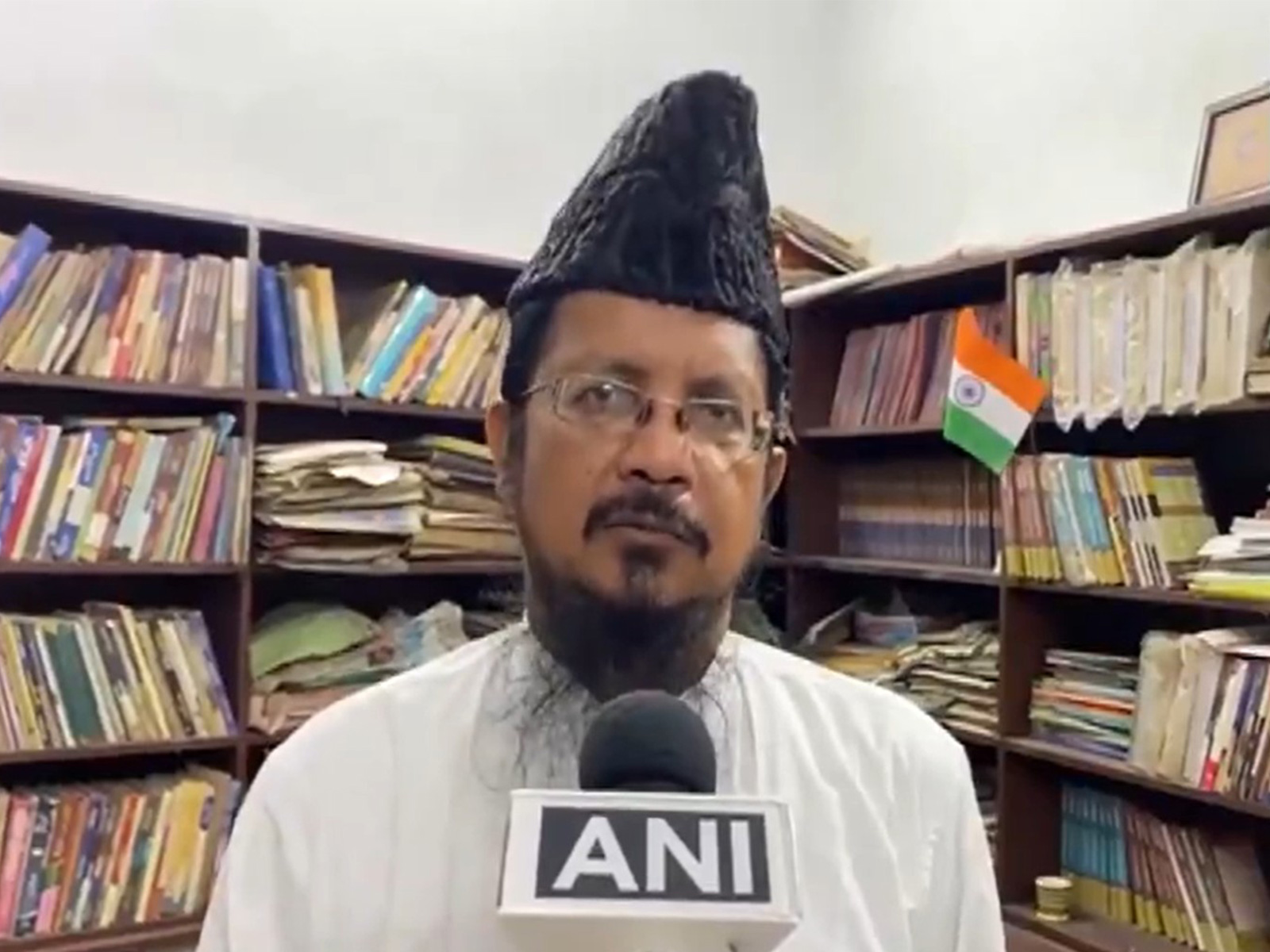All India Muslim Jamaat (AIMJ) president Maulana Shahabuddin Razvi Bareilvi (Photo/ANI)