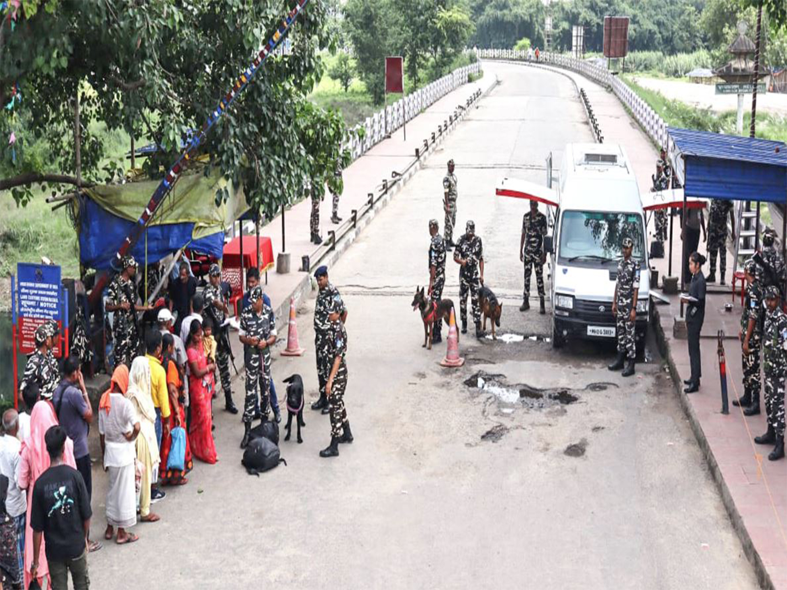 India-Nepal border at Champaran (File Photo/ANI)