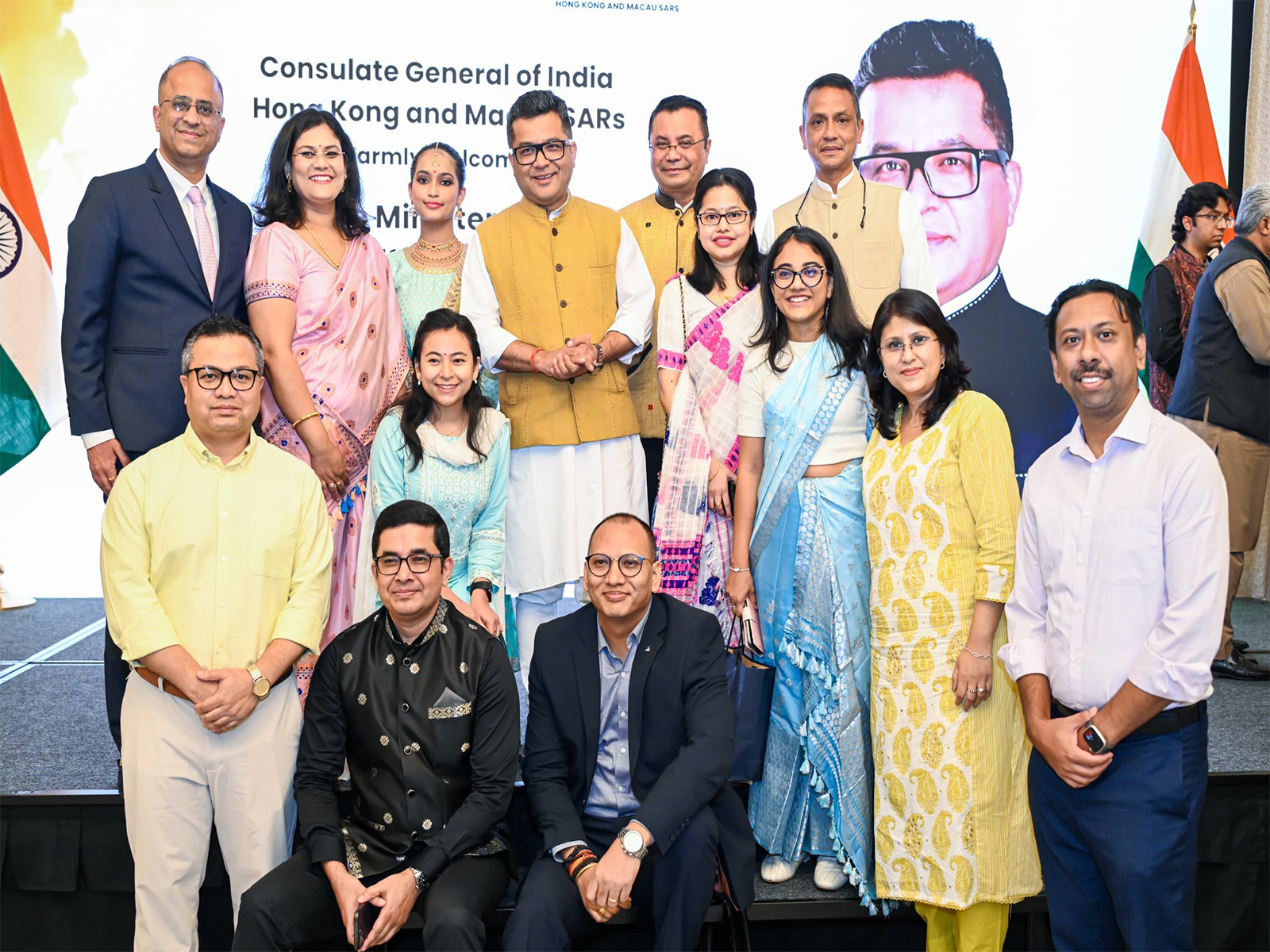 MoS Pabitra Margherita with members of Indian diaspora. (Photo/ X@PmargheritaBJP)