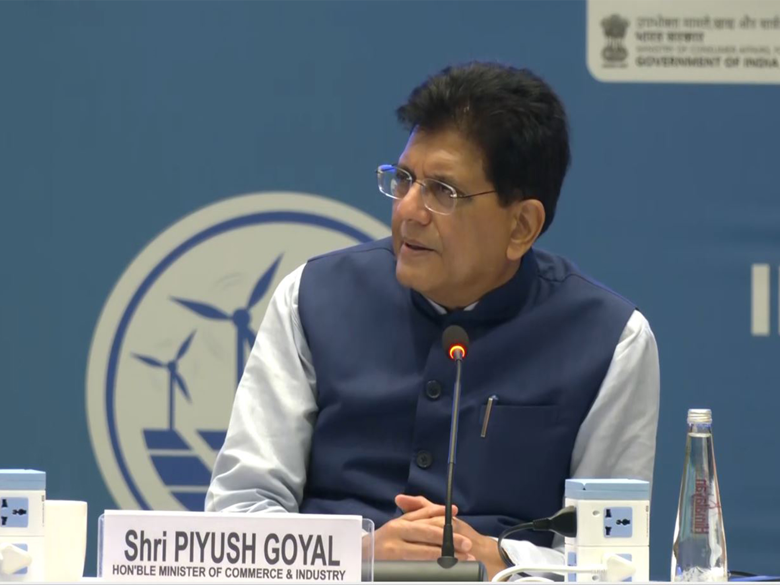 Union Minister Piyush Goyal Inaugurates BIS-IEC-GM Exhibition at Bharat Mandapam (Image: ANI)