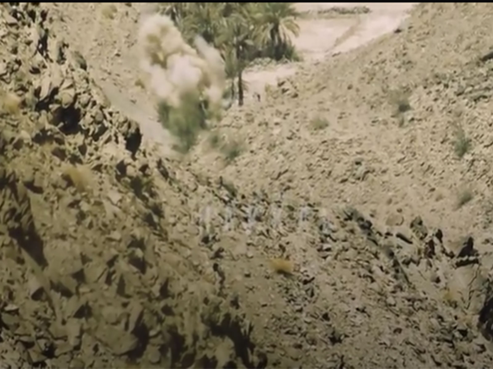 Screengrab of the blast (Image/Hakkal- Media Wing of BLA) 