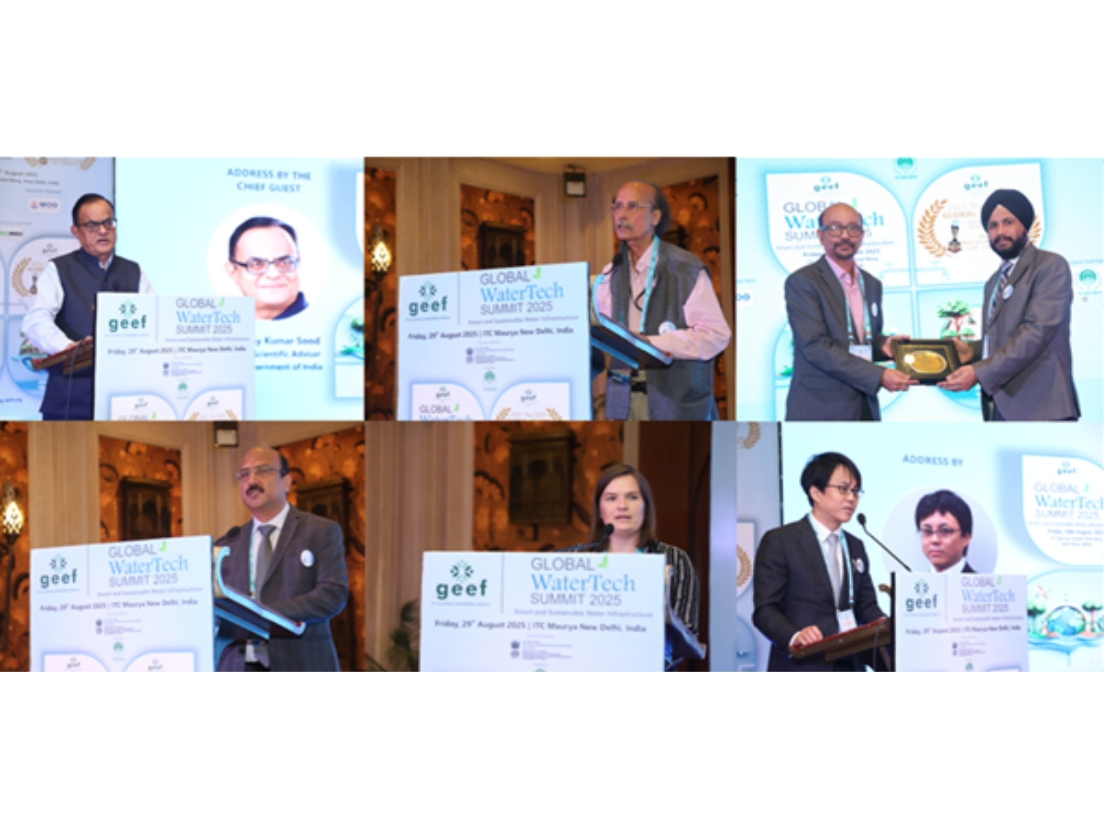 The GEEF hosts Global WaterTech Summit & Awards 2025 in ITC Maurya, New Delhi, India